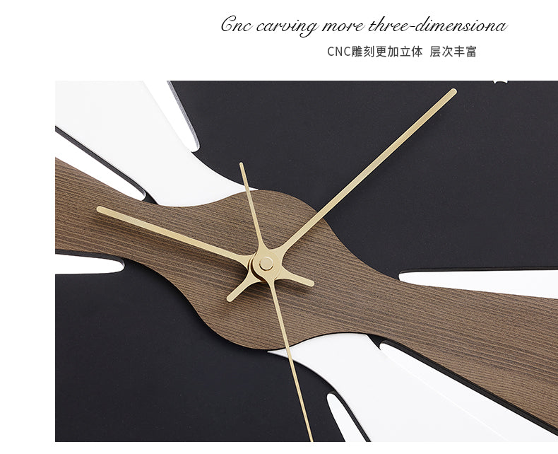 Modern Luxury Irregular Wall Clock, Modern Creative Fashion Living Room