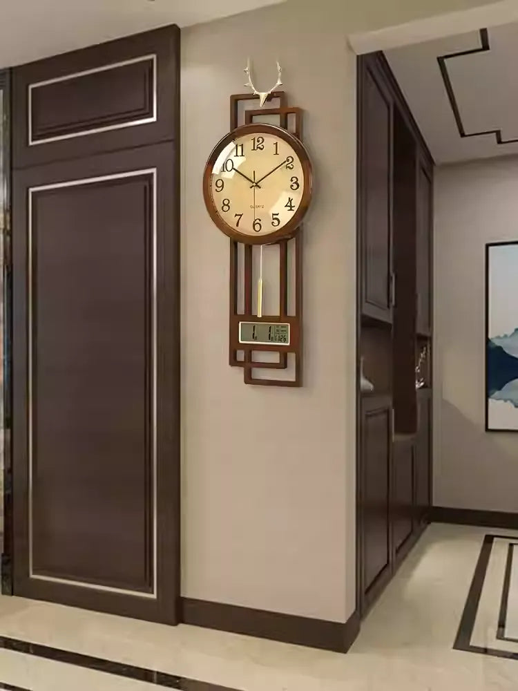 New Modern 3D Large Wall Clock Nordic Living Room Restaurant Wall Decor Iron Hanging Clock Creative Silent Home Decoration